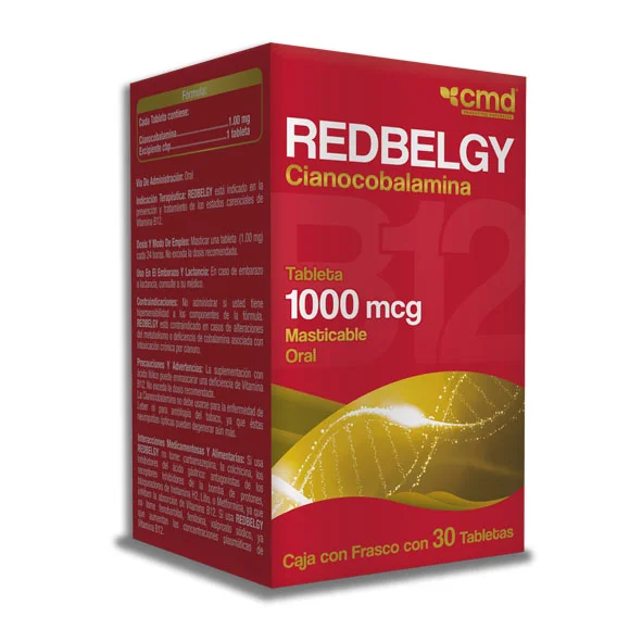 Redbelgy 1000mcg Tab Mast C/30